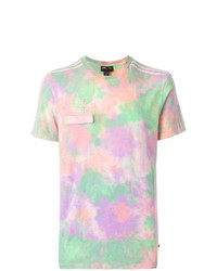 mehrfarbiges T-Shirt mit einem Rundhalsausschnitt von Adidas By Pharrell Williams