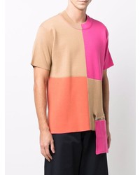 mehrfarbiges T-Shirt mit einem Rundhalsausschnitt von Jacquemus