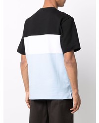 mehrfarbiges T-Shirt mit einem Rundhalsausschnitt von Fendi