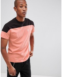mehrfarbiges T-Shirt mit einem Rundhalsausschnitt von HUF