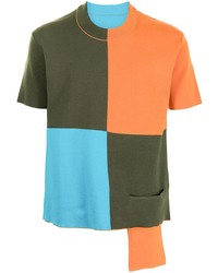 mehrfarbiges T-Shirt mit einem Rundhalsausschnitt von Jacquemus