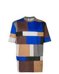 mehrfarbiges T-Shirt mit einem Rundhalsausschnitt von Lanvin