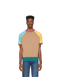 mehrfarbiges T-Shirt mit einem Rundhalsausschnitt von Levis Vintage Clothing