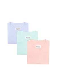 mehrfarbiges T-Shirt mit einem Rundhalsausschnitt von Maison Margiela