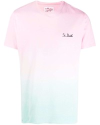 mehrfarbiges T-Shirt mit einem Rundhalsausschnitt von MC2 Saint Barth