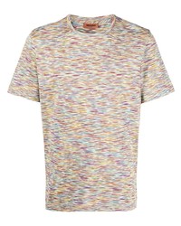 mehrfarbiges T-Shirt mit einem Rundhalsausschnitt von Missoni