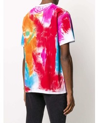 mehrfarbiges T-Shirt mit einem Rundhalsausschnitt von MSGM