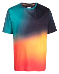 mehrfarbiges T-Shirt mit einem Rundhalsausschnitt von Paul Smith