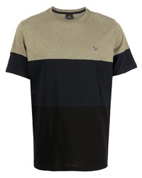 mehrfarbiges T-Shirt mit einem Rundhalsausschnitt von PS Paul Smith