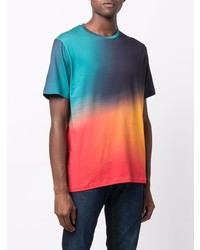 mehrfarbiges T-Shirt mit einem Rundhalsausschnitt von Paul Smith