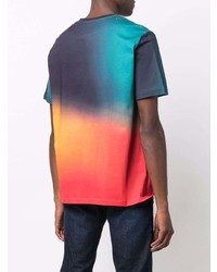 mehrfarbiges T-Shirt mit einem Rundhalsausschnitt von Paul Smith