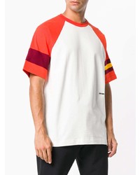 mehrfarbiges T-Shirt mit einem Rundhalsausschnitt von Calvin Klein 205W39nyc