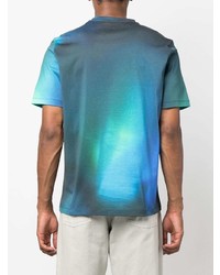 mehrfarbiges T-Shirt mit einem Rundhalsausschnitt von Paul Smith