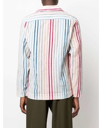 mehrfarbiges vertikal gestreiftes Langarmhemd von Orlebar Brown