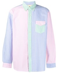 mehrfarbiges vertikal gestreiftes Langarmhemd von Polo Ralph Lauren