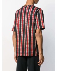 mehrfarbiges vertikal gestreiftes T-Shirt mit einem Rundhalsausschnitt von Missoni