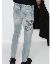 mintgrüne bedruckte Jeans von Ksubi