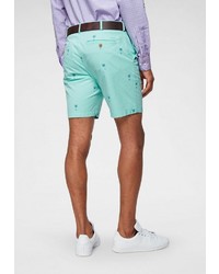 mintgrüne bedruckte Shorts von Izod