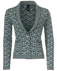 mintgrüne bedruckte Strickjacke von B.C. BEST CONNECTIONS by Heine