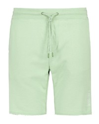 mintgrüne bestickte Shorts von Stitch & Soul