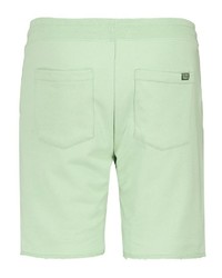 mintgrüne bestickte Shorts von Stitch & Soul