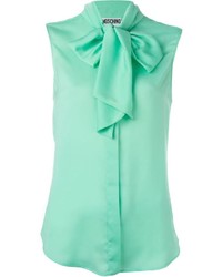 mintgrüne Bluse von Moschino