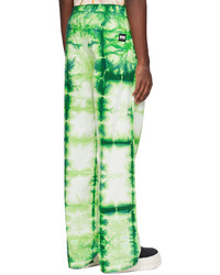 mintgrüne Mit Batikmuster Chinohose von Nahmias