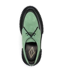 mintgrüne Chukka-Stiefel aus Wildleder von Adieu Paris