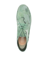 mintgrüne Chukka-Stiefel aus Wildleder von Clarks Originals