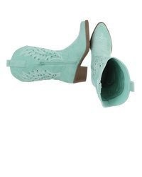 mintgrüne Cowboystiefel von Ital-Design