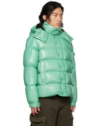 mintgrüne Daunenjacke von Moncler