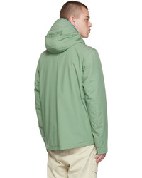 mintgrüne Daunenjacke von Stone Island