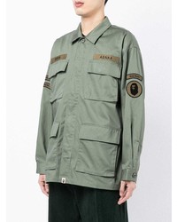 mintgrüne Feldjacke von A Bathing Ape