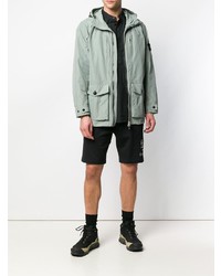 mintgrüne Feldjacke von Stone Island