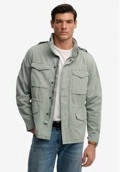mintgrüne Feldjacke von Superdry