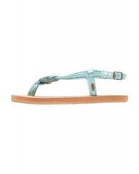 mintgrüne flache Sandalen aus Leder von O'Neill