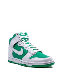 mintgrüne hohe Sneakers aus Leder von Nike