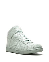 mintgrüne hohe Sneakers aus Leder von Nike