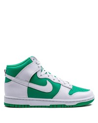 mintgrüne hohe Sneakers aus Leder von Nike
