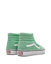 mintgrüne hohe Sneakers aus Wildleder von Vans