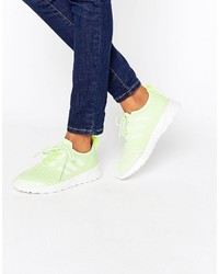 mintgrüne hohe Sneakers