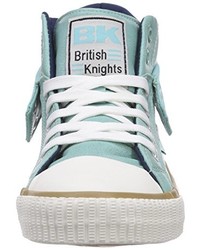 mintgrüne hohe Sneakers von British Knights