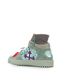 mintgrüne hohe Sneakers von Off-White