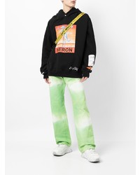 mintgrüne Mit Batikmuster Jeans von Heron Preston