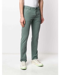 mintgrüne Jeans von Jacob Cohen