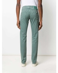 mintgrüne Jeans von Jacob Cohen