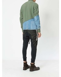 mintgrüne Jeansjacke von Greg Lauren