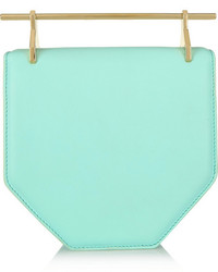 mintgrüne Leder Clutch von M2Malletier