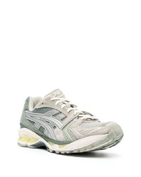 mintgrüne Leder niedrige Sneakers von Asics