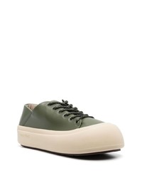 mintgrüne Leder niedrige Sneakers von yume yume